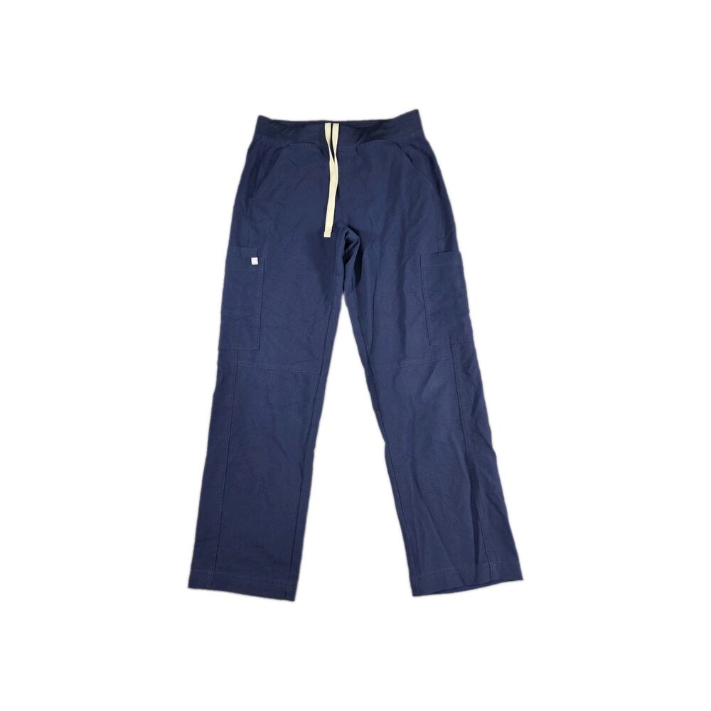 FIGS Axim Scrub Pants Mens Sz S Navy Blue Cargo Technical T2001S Drawstring C1
